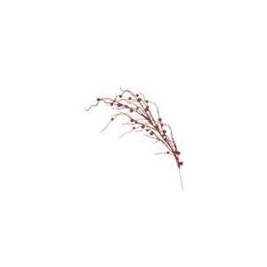   Artificial Glittery Red Twig and Berries Christmas Pic