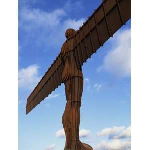 Back View of the Angel of the North Statue, Newcastle Upon Tyne, Tyne 