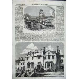  1858 Tyldesley Colliery Army Barracks Dover Castle Art 