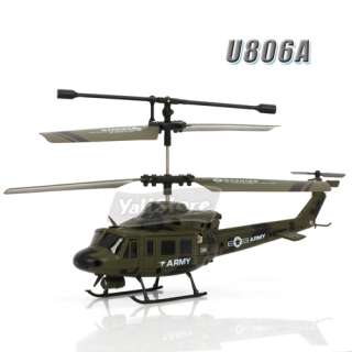 UDI RC Remote control 3.5Channel Military Infrared GYRO Helicopter 