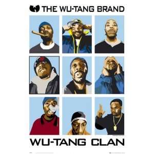  Wu Tang Clan   Music Poster (The Wu Tang Brand) (Size 24 