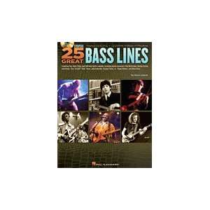 25 Great Bass Lines   Transcriptions · Lessons · Bios 
