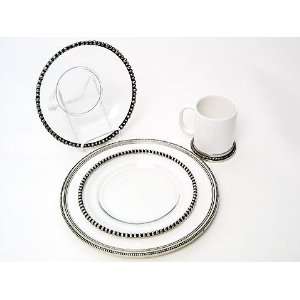  Arte Italica Perlina Tesoro 4 Piece Place Setting   TC 