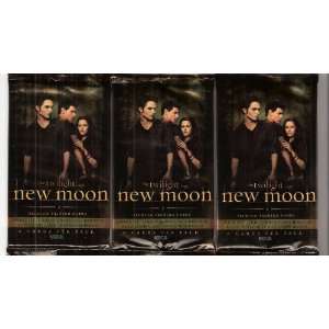  Twilight New Moon UPDATE Trading Cards Lot of 3 Packs 