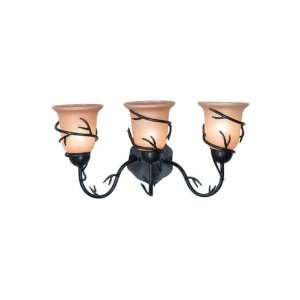  Twigs Wall Sconce 3 Light Bronze