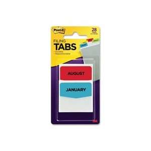  3M Post it Printed Monthly Filing Tabs