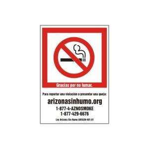 com Labels (IN SPANISH ONLY) SMOKE FREE ARIZONA TO REPORT A VIOLATION 