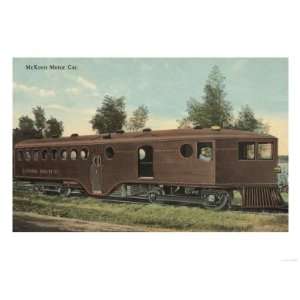  Union Pacific Railroad   McKeen Motor Car View Giclee 