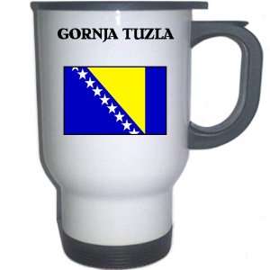  Bosnia   GORNJA TUZLA White Stainless Steel Mug 