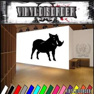  Boar Wild Pig With Tusks Animal Animals Vinyl Decal 