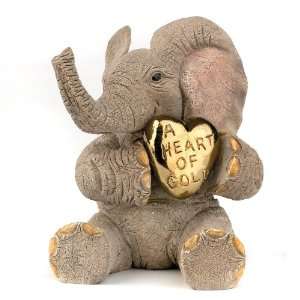  Tuskers Elephant Figurine Love isA Heart of Gold Toys 
