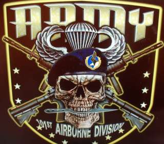 US Army 101st Airborne Div. Ceramic Art Tile Military  