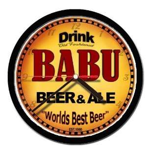  BABU beer and ale wall clock 