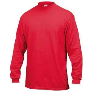  Badger Cotton Jersey Mock Turtlenecks RED AXL
