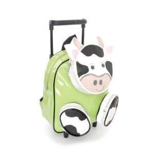  Mud Pie Baby EiEiO Cow Roller Backpack Baby