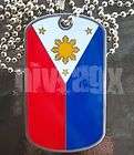 Filipino Flag Pendant Necklace Dog Tag Manny Pacquiao