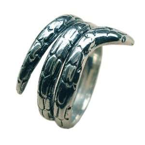   Coiled Snake Ring Guys Jewelry Cool Mens Apparel 