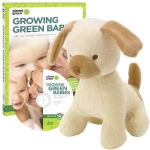   Growing Green Babies Gift Set (DVD & Organic Cotton Puppy Dog) Baby
