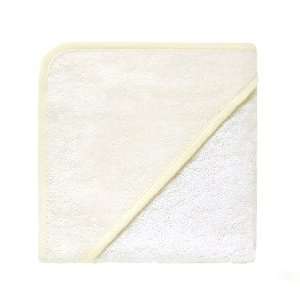  Organic Baby Hooded Towel   Natural/Soft White Baby