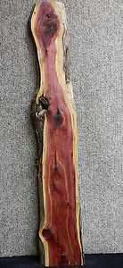 Super Figured Aromatic Red Cedar Live Edge Craftwood Lumber Slab 4414 