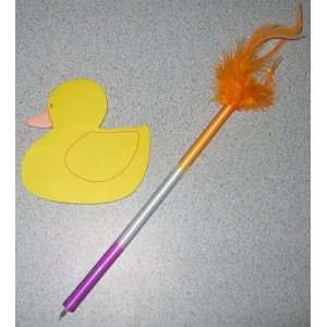   Ducky Sticky Note and Feather Pen Baby Shower and Party Favors Baby