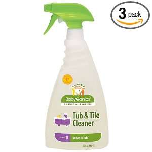 BabyGanics Scrub a TubTub and Tile Cleaner, Lavender, 32 Fluid Ounce 