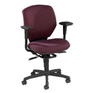  HON Company   Mgr. Mid back Chair,Adj Arms,27 3/4x27 1/2 