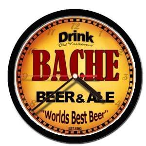  BACHE beer and ale wall clock 