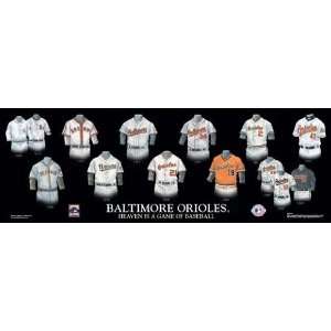  Baltimore Orioles Evolution Plaque