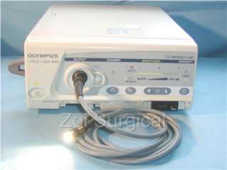 Olympus CLV S40 Endoscopy 300 watt xenon light source with fiber cable 