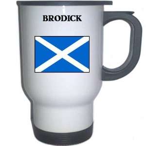  Scotland   BRODICK White Stainless Steel Mug Everything 