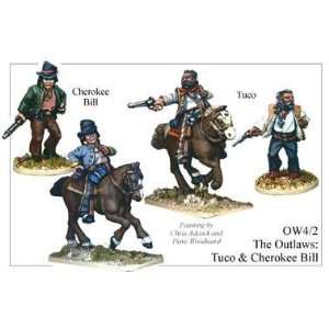  Old West Tuco & Cherokee Bill (4) Toys & Games