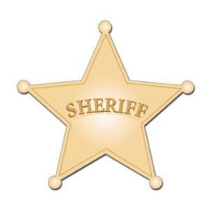  SHERIFF BADGE   Sticker Decal   #S0154 Automotive