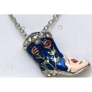  Best Quality  Blue Boot Necklace Patio, Lawn & Garden