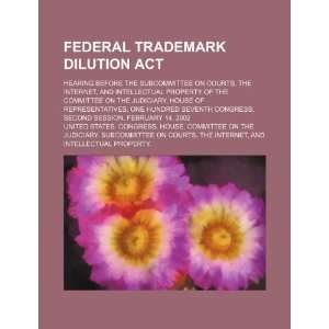  Federal Trademark Dilution Act hearing before the 