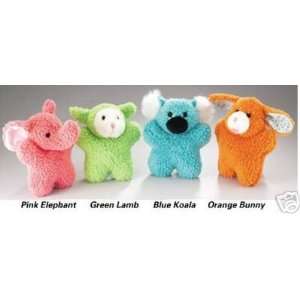 Zanies Cuddly Berber Babies 8 Pink Elephant Dog Toy  