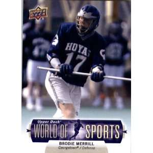 2011 Upper Deck World of Sports Card (ShortPrint) #380 Brodie Merrill 