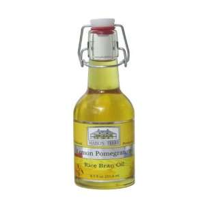 Lemon Pomegranate Infused Rice Bran Oil, 8.5 Oz.  Grocery 