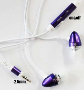  Ascend M860 Purple Earbud Headphone Deep Base Headset Earpiece Hands 