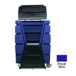   Blue Hopper Front Security Poly Trux® 48 Cu. Ft. 