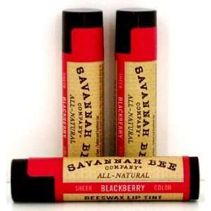  Savannah Bee Company Tinted Blackberry Lip Balm Stick Trio 