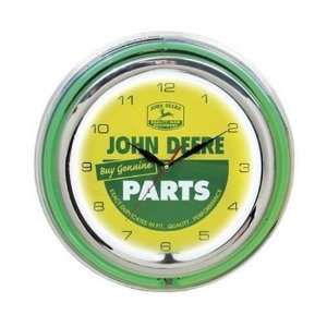  John Deere Double Neon Parts Clock