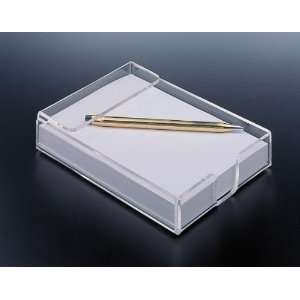  4 X 6 Note Pad Holder W/ paper (Acrylic)