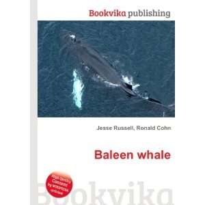  Baleen whale Ronald Cohn Jesse Russell Books