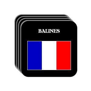  France   BALINES Set of 4 Mini Mousepad Coasters 