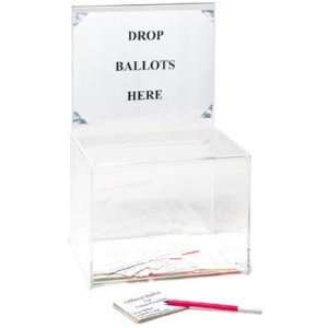  Acrylic Ballot And Comment Box Blank