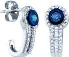 Dashing Fashion Earrings with 0.65CTW GH Diamonds Made 