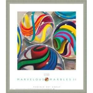  Marvelous Marbles II by Karen Dupre   Framed Artwork 
