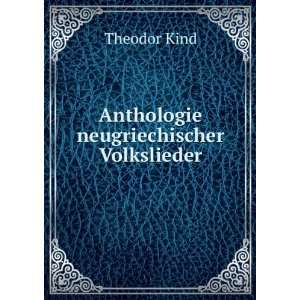   deutscher Ã?bertr., herausg. von T. Kind Karl Theodor K. Kind Books