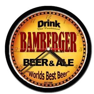  BAMBERGER beer and ale cerveza wall clock 